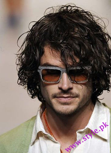 long style haircuts for men. curly long hair styles men.