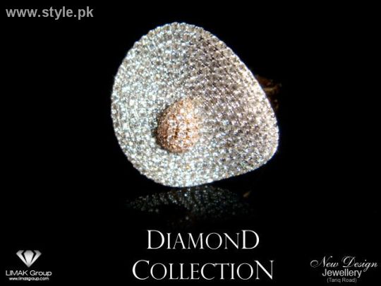Diamond Rings at New Design Jewellery Karachi Pakistan 