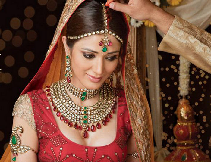 Indian Bridal Kundan Jewelry Set 5 