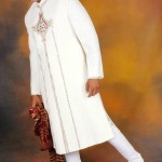 White Wedding Sherwani For Boys