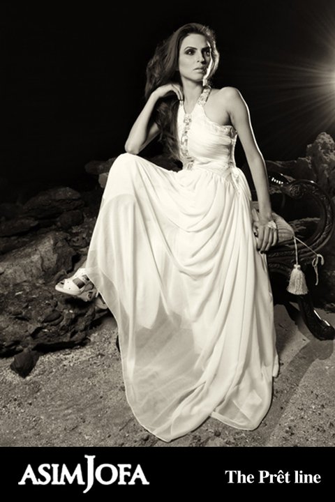latest white gown from asif jofas collection 