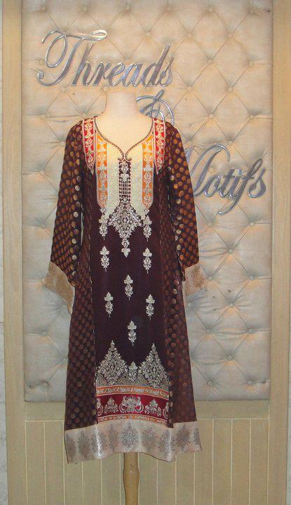 Embrodered Dresses For Eid by Threads and Motifs 2011 626599 