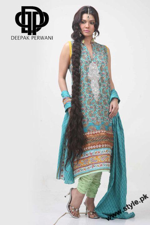 Mid Summer Lawn Eid Collection For Women 2011 By Deepek Perwani 6 style.pk  