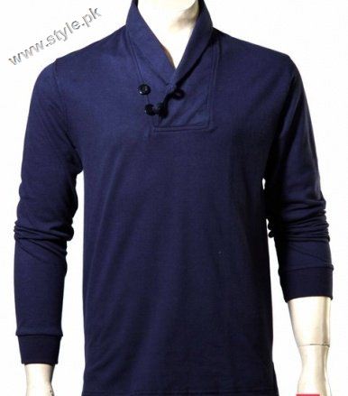 Polo blue shirt collection of Menswear by ladyline 