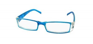 unisex clear blue rectangle full rim plano glasses protection eyewear 91287c 300x144 