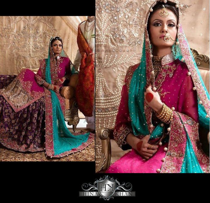 Latest Bridal Collection 2011 By Hina Khan 2 style.pk  
