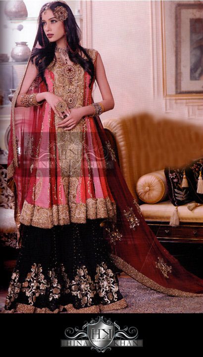 Latest Bridal Collection 2011 By Hina Khan 3 style.pk  