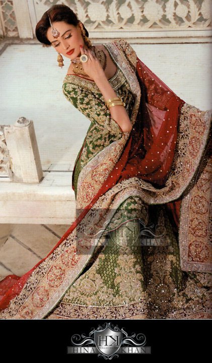 Latest Bridal Collection 2011 By Hina Khan 7 style.pk  