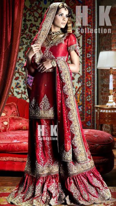 Latest Bridal Collection 2011 By Hina Khan 8 style.pk  