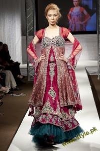 Latest Wedding Wears By Bombay House At PFW UK 2011 2 style.pk  