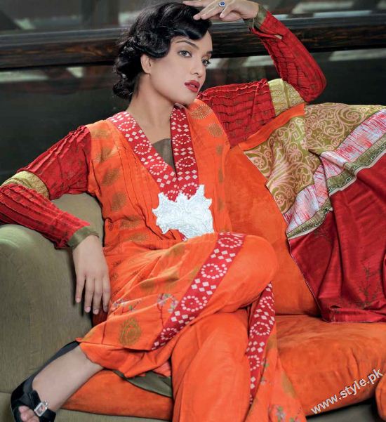 Gul Ahmed Winter Collection 2012 and Amna Haq