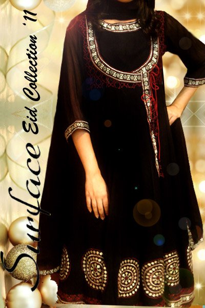 Latest Fashion  2011 on Latest Fashion Frock For Women 2011 2012 By Surface