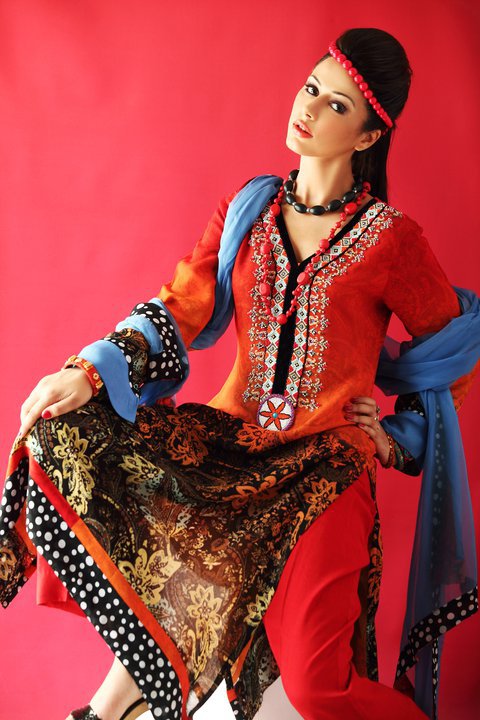 New Latest Pakistani Dresses 2014