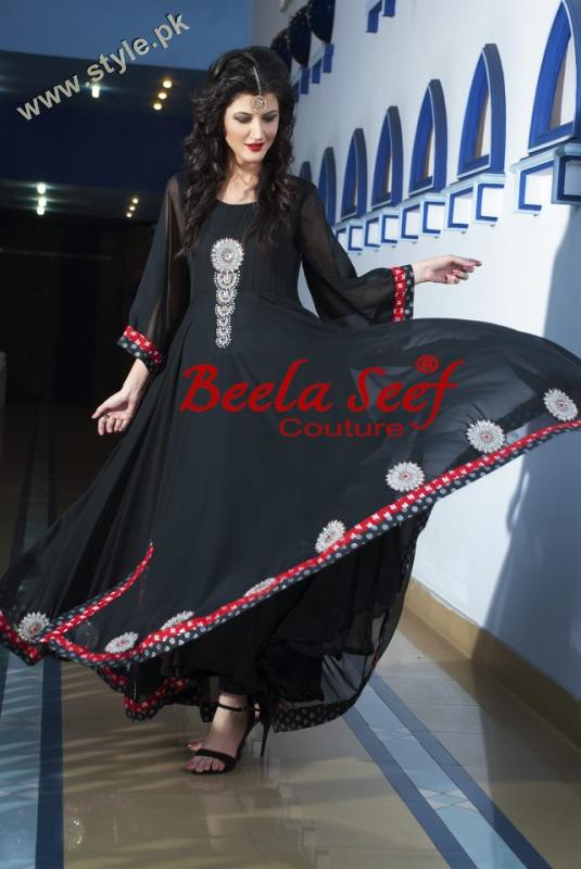 Beela Seef Latest Winter Party Wear 2012 006 for women local brands 
