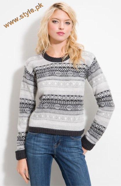 Latest Winter Sweaters For Women By Burberry 2012 003 for women local brands 