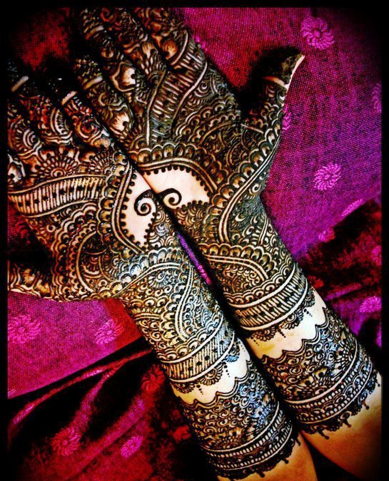 Latest Bridal Mehndi Designs 2012