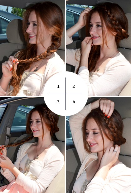 3 hairstyles you can do in car 001 420x620 hairstyles and hair care 