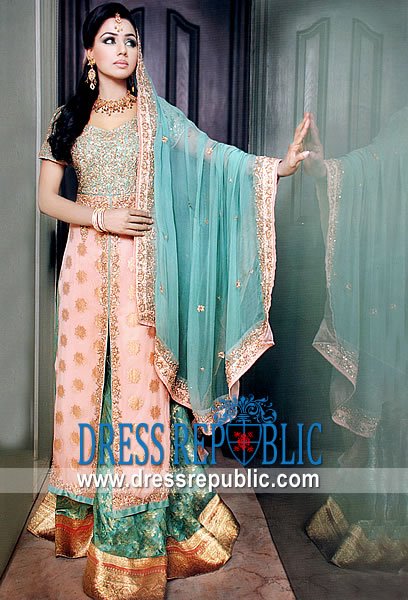 pink dress with blue dupatta 56 – Style.Pk