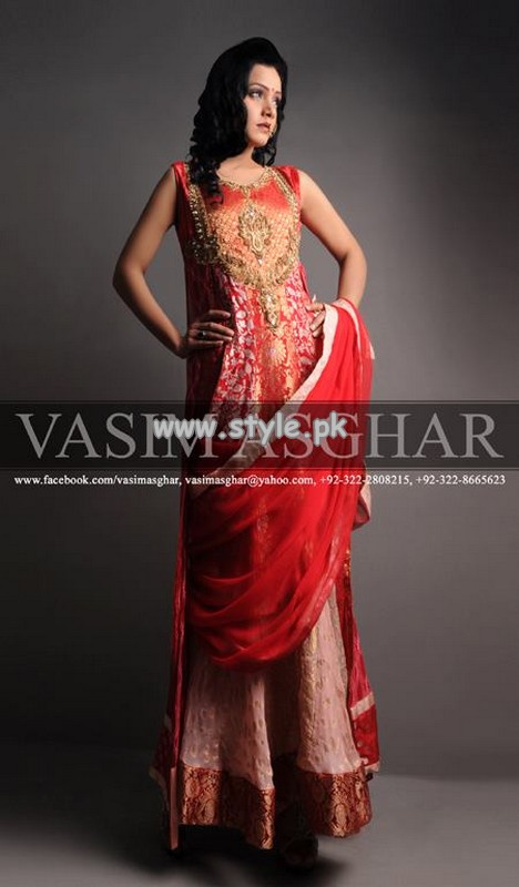 Vasim Asghar Wedding Wear Collection 2013 For Women 006