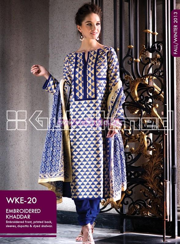 Gul Ahmed Fall Winter Collection 2013 for Women 015 – Style.Pk