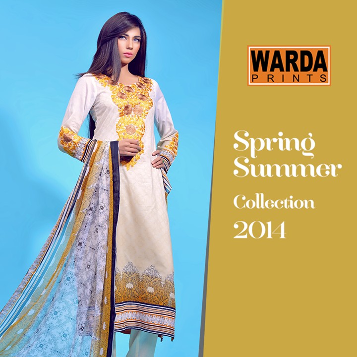 Warda Designer Spring Dresses 2014 for Women005 – Style.Pk
