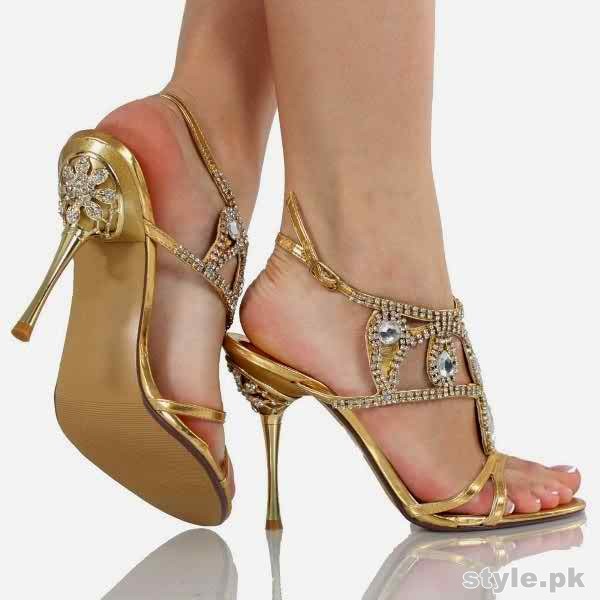Bridal High Heel Shoes 2015 in Pakistan