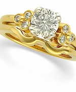 Gold Wedding Rings 2015 For Girls
