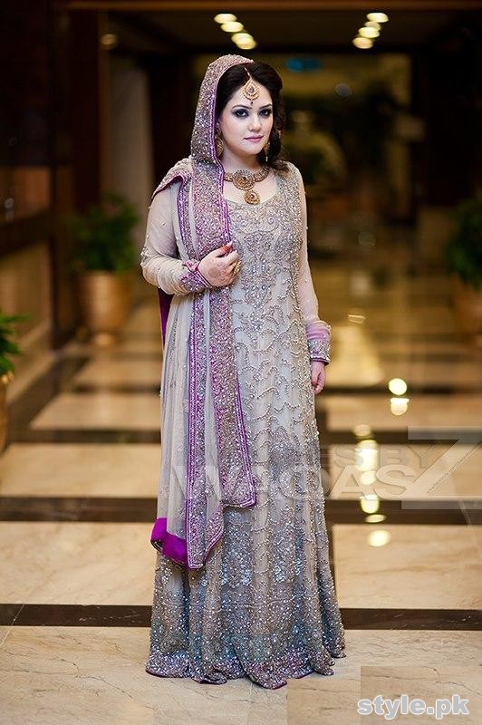 Latest Trends Of Bridal Maxi 2015 In Pakistan 11
