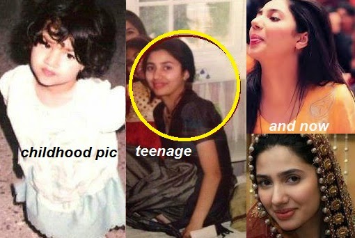 Mahira Khan teenage and childhood picture