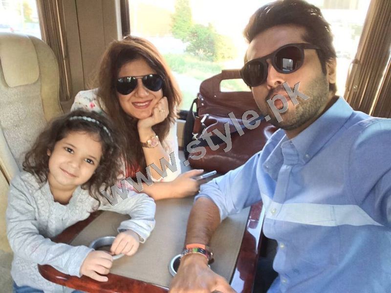 Pictures of Fahad Mustafa with his Family on Istanbul tour 6