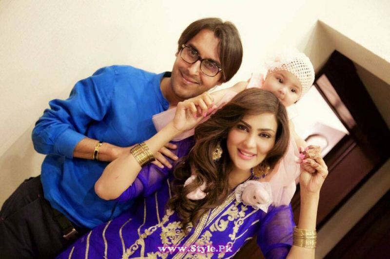 Pictures of Fiza Ali's daughter on Eid-ul-fitar 2015
