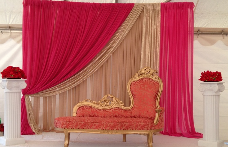 Wedding Stage Decoration Ideas 2016-pink white