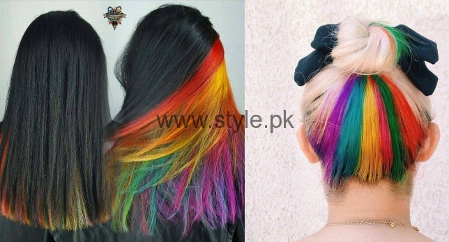 Surprise Hair Colors: Secret Rainbow Underneath Hair