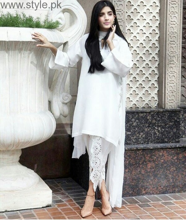 pakistani dresses white colour