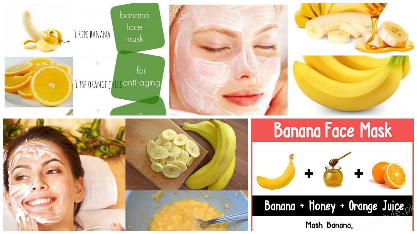 Homemade Banana Face Masks for Skin and Hair