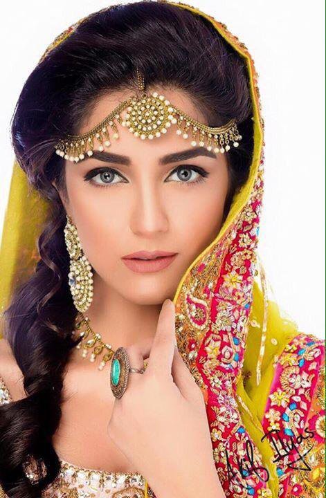 Maya Ali Bridal Look by Akif Ilyas