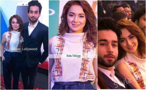 Bilal Abbas And Hania Aamir At The Launch Of OPPO F5 In Lahore