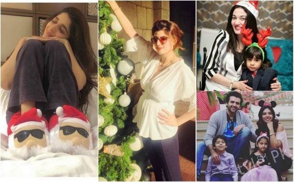 Pakistani Celebrities Enjoy Christmas 2017