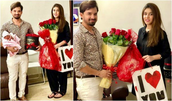 See Noman Habib celebrated Valentine's Day with Wife and Daughter