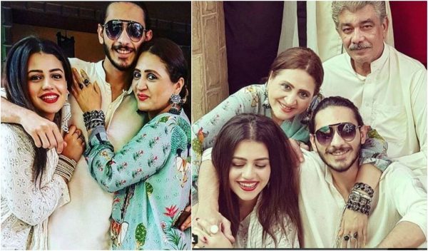 See Zara Noor Abbas with her Family