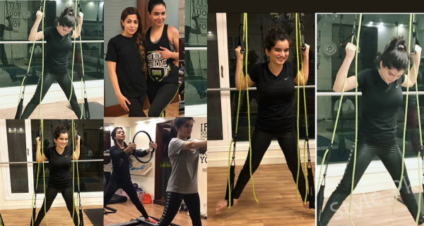 Alizey Feroze Khan Working Out In Gym With Humaima And Dua Malik