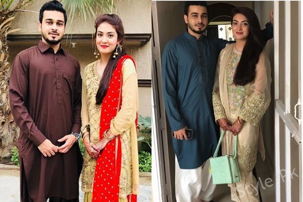See Aleezay Tahir with her Husband on Eid