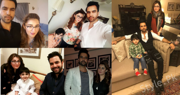 Beautiful Clicks Of Junaid Khan With His Wife Amna And Son