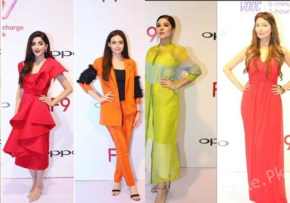 See Celebrities at Oppo F9 Launch Event in Lahore