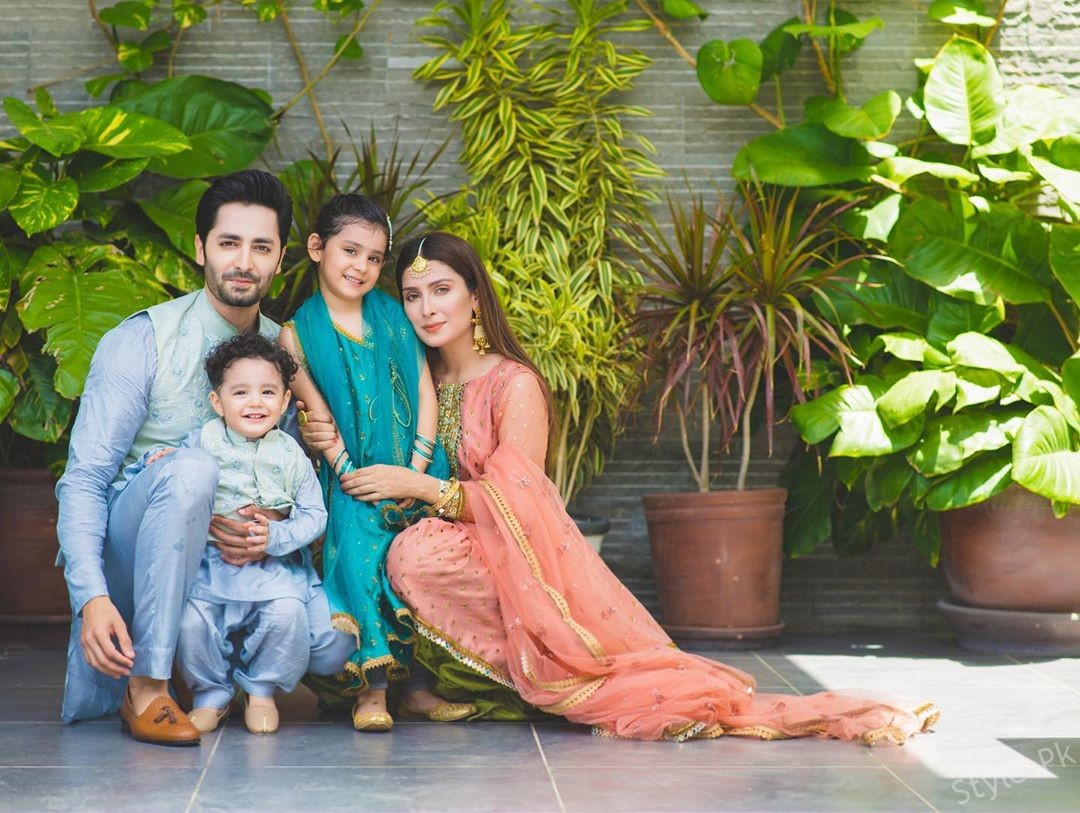 Latest Ayeza Khan & Danish Taimoor's Beautiful Clicks on Eid with ...